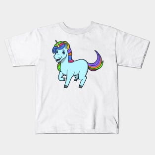 Kawaii unicorn Kids T-Shirt